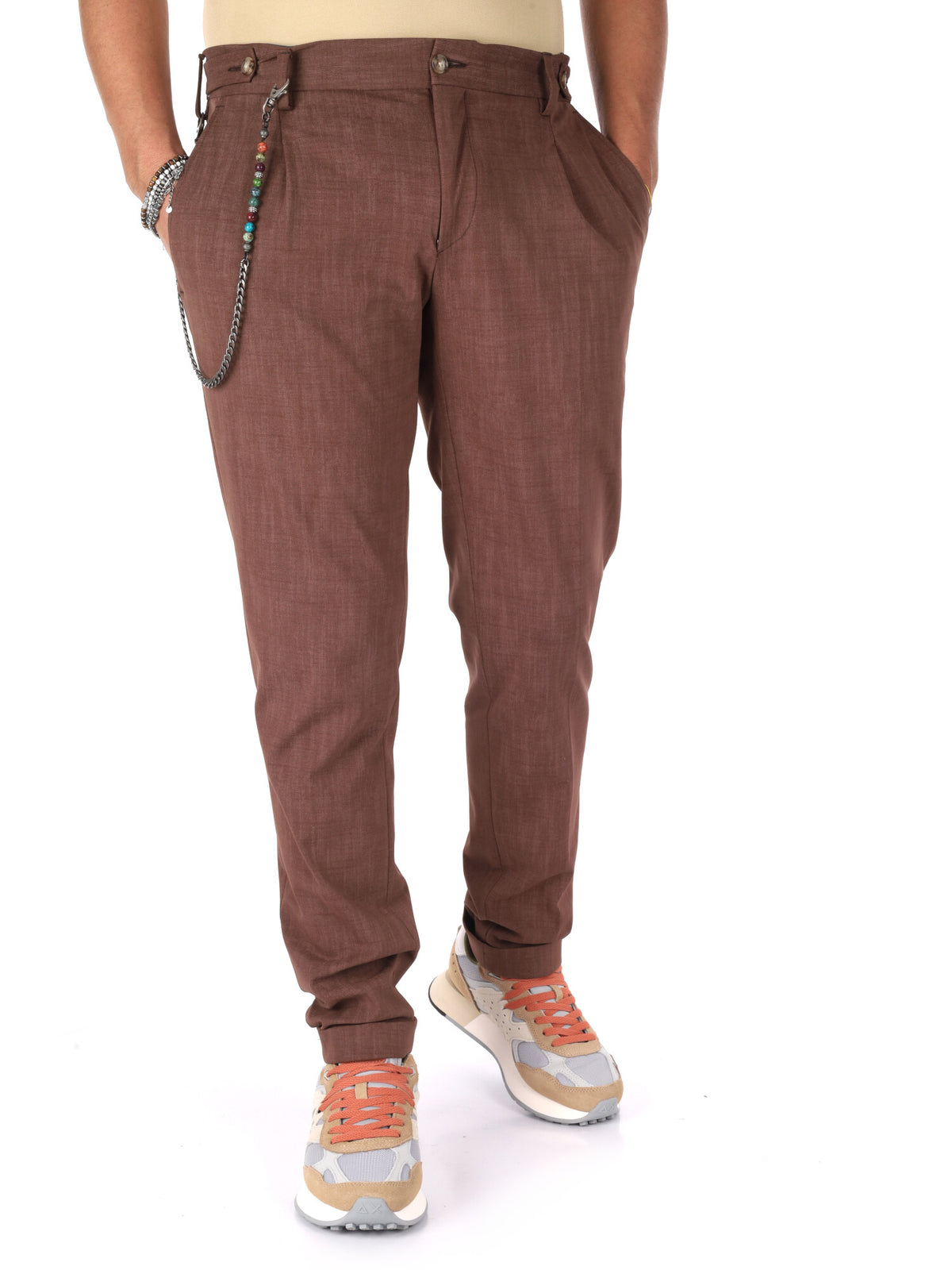 F.b. panta p.m. sta pantalone da uomo moro