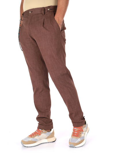 F.b. panta p.m. sta pantalone da uomo moro
