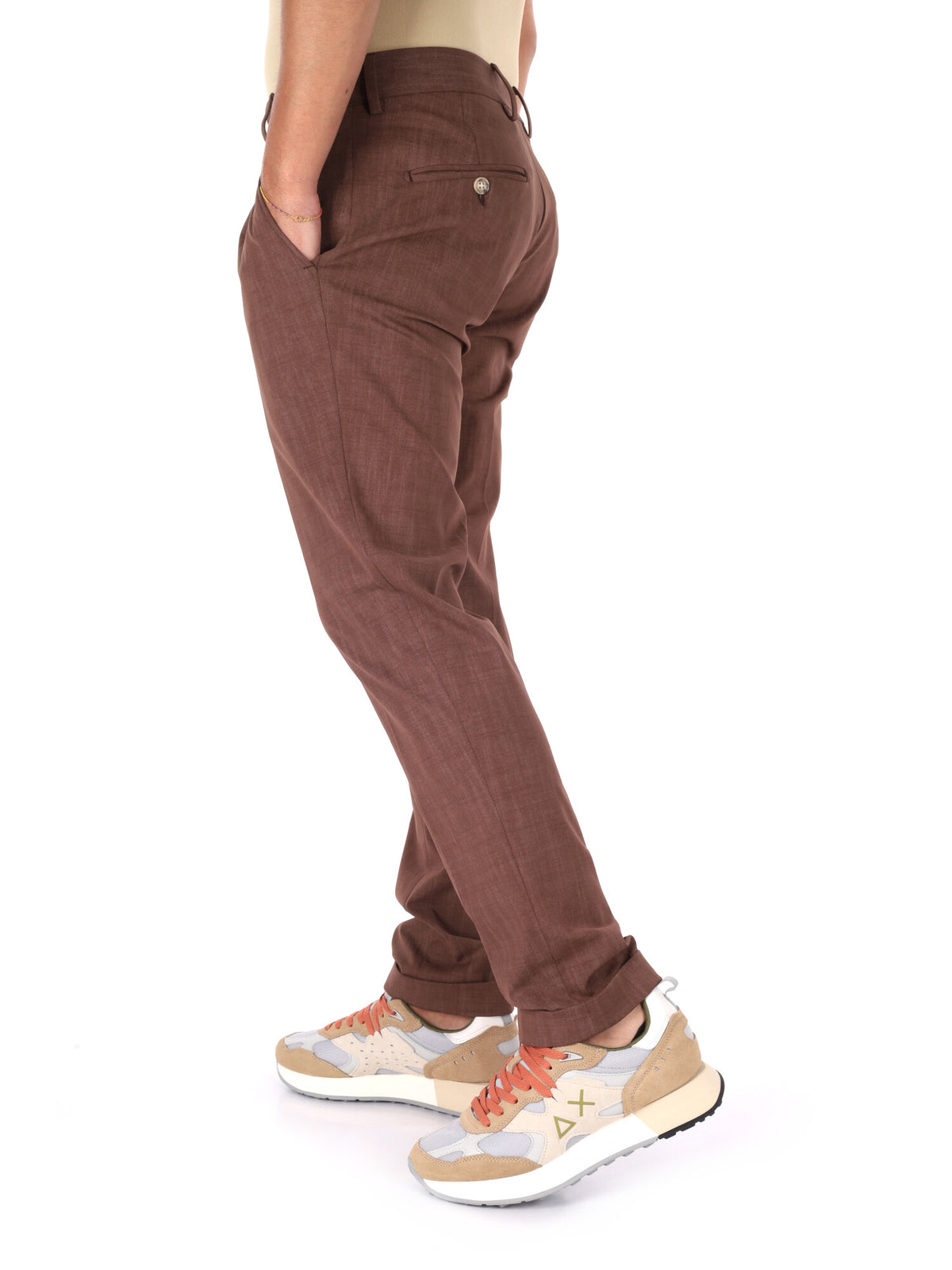 F.b. panta p.m. sta pantalone da uomo moro
