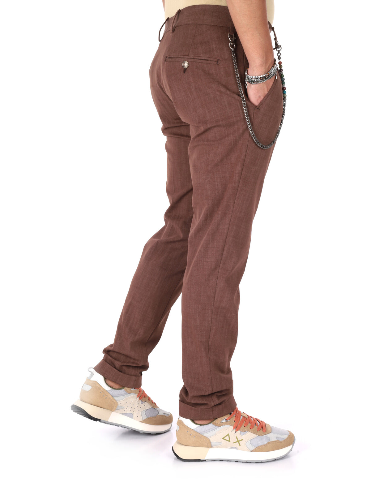 F.b. panta p.m. sta pantalone da uomo moro
