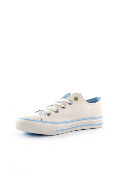 Leomil Stitch, sneakers in tela bianche per bambini