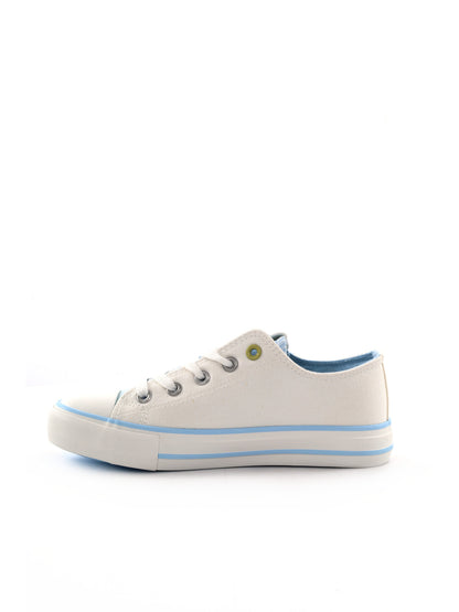 Leomil Stitch, sneakers in tela bianche per bambini