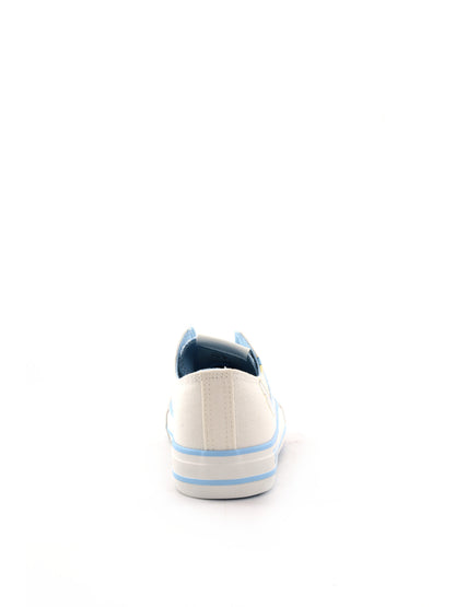 Leomil Stitch, sneakers in tela bianche per bambini