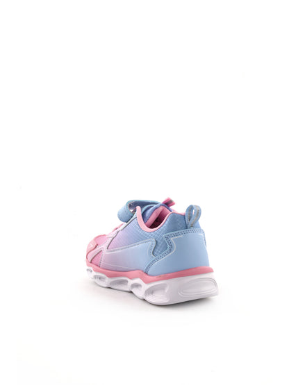 Leomil Stitch sneaker slip on unisex bambino rosa con luci