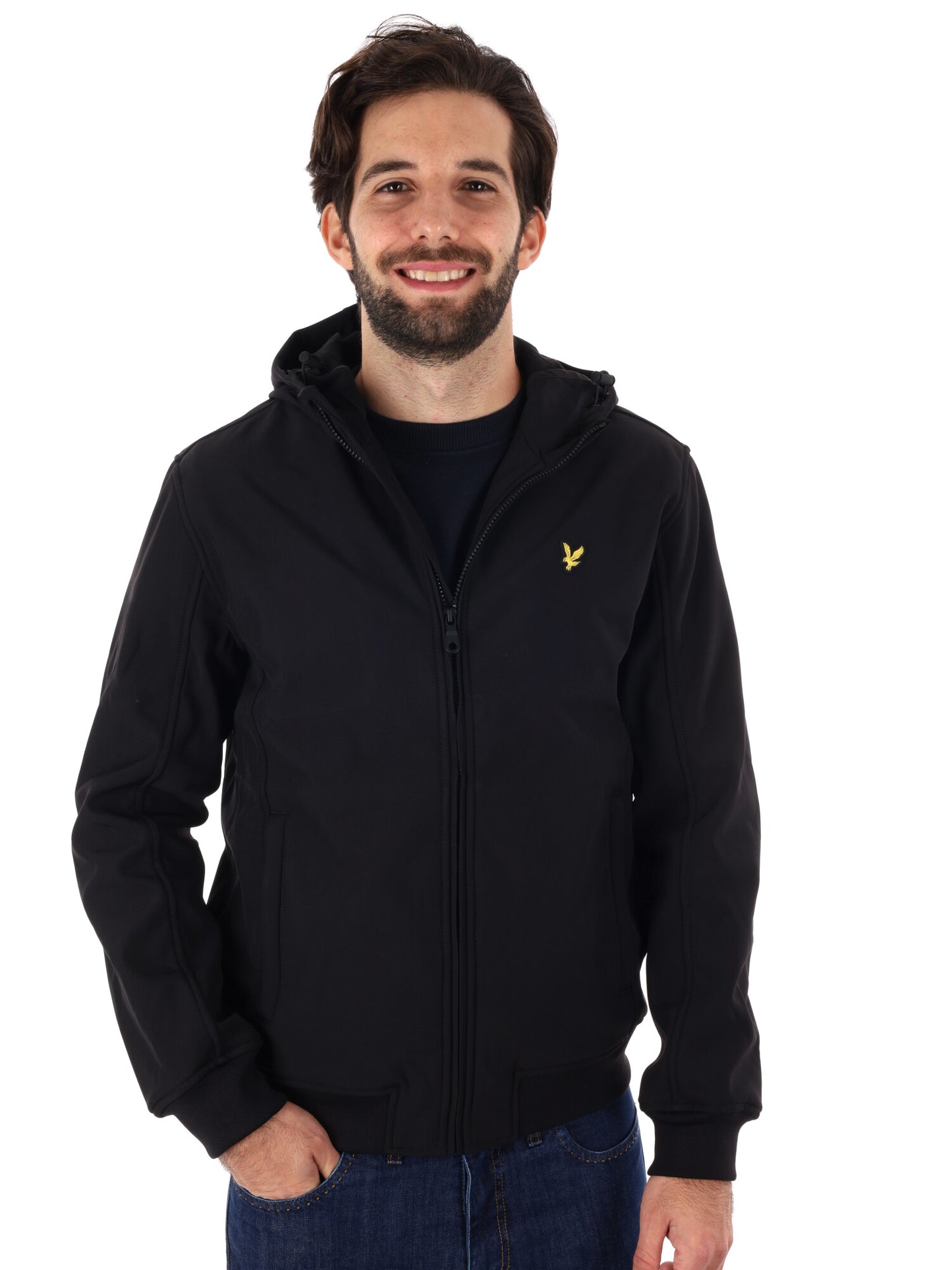 GIUBBINO SOFTSHELL LYLE&SCOTT DA UOMO NERO
