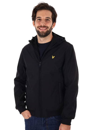 GIUBBINO SOFTSHELL LYLE&SCOTT DA UOMO NERO