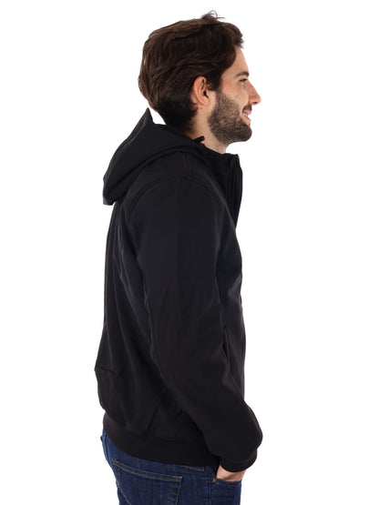 Lyle&scott softshell giubbino da uomo nero