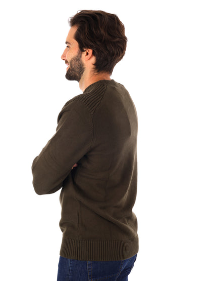 MAGLIONE LYLE&SCOTT DA UOMO OLIVA