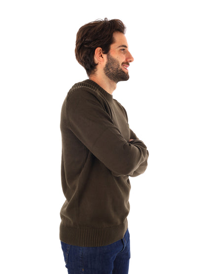 MAGLIONE LYLE&SCOTT DA UOMO OLIVA