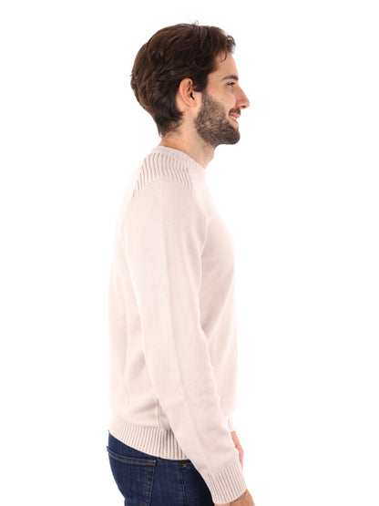 MAGLIONE LYLE&SCOTT DA UOMO PANNA