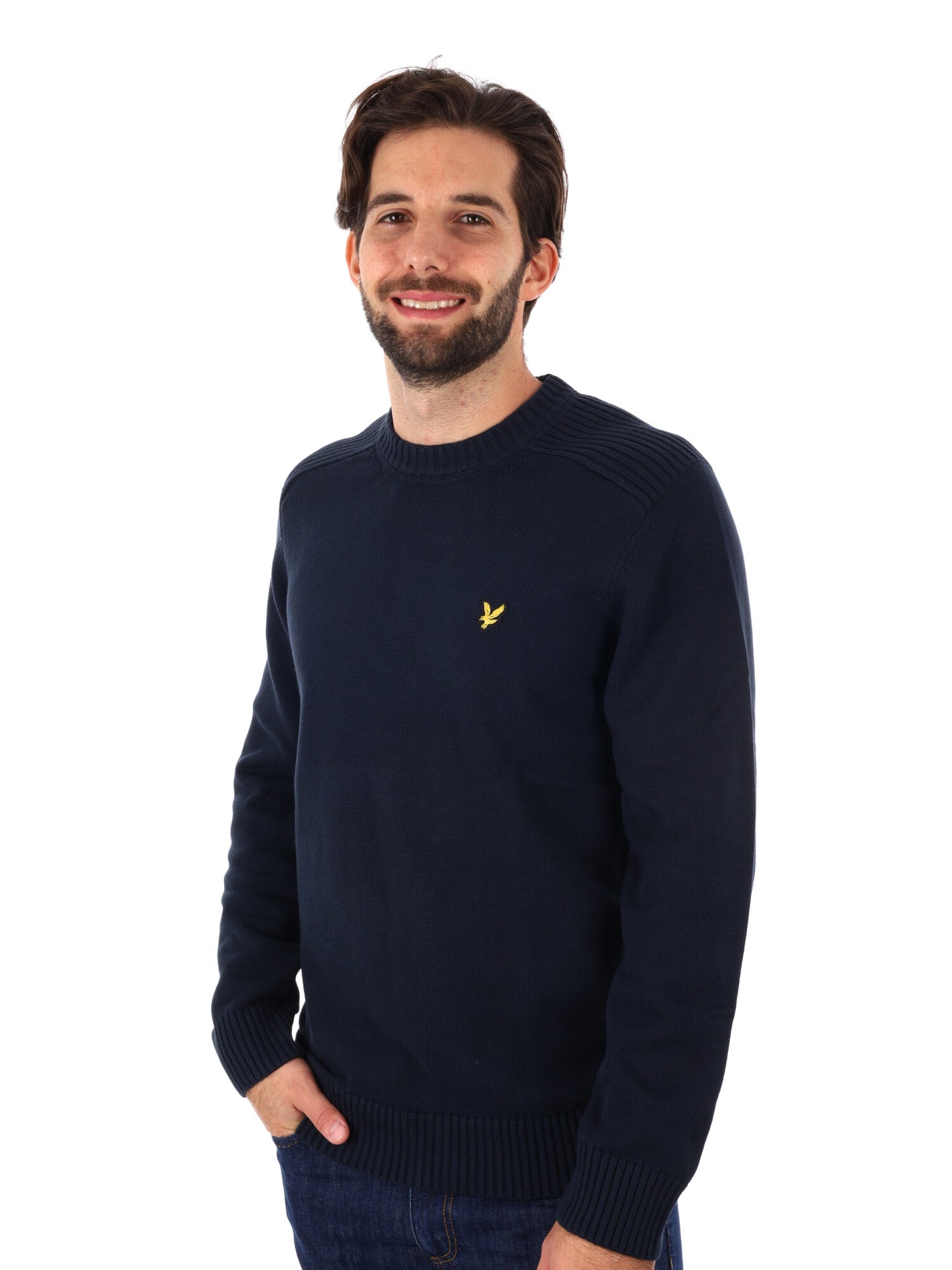 MAGLIONE LYLE&SCOTT DA UOMO BLU