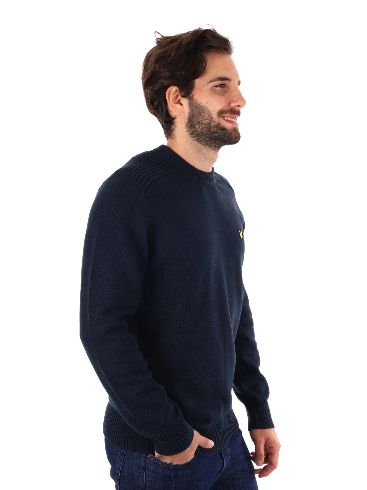 MAGLIONE LYLE&SCOTT DA UOMO BLU