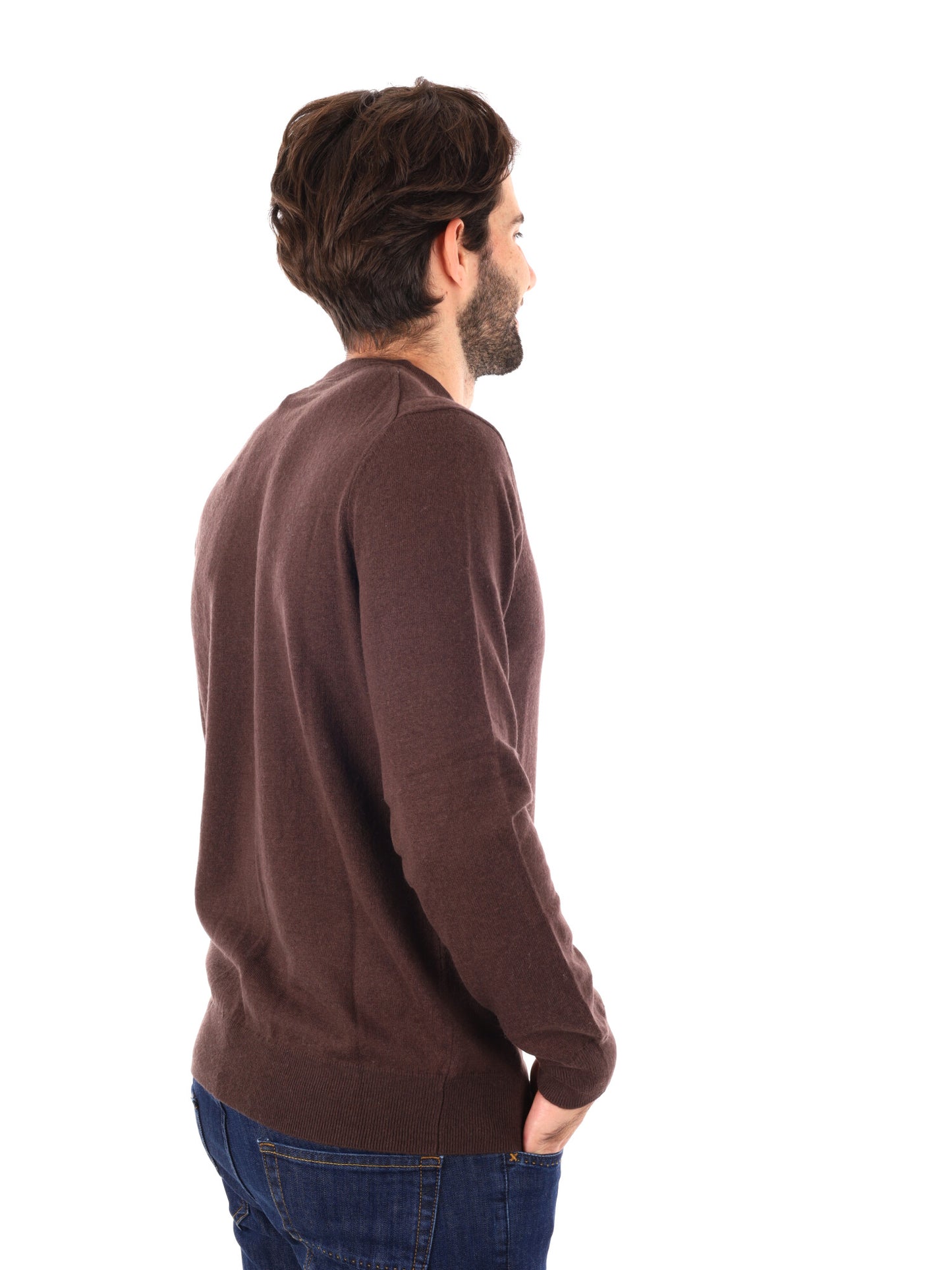 MAGLIA GIROCOLLO LYLE&SCOTT DA UOMO MARRONE