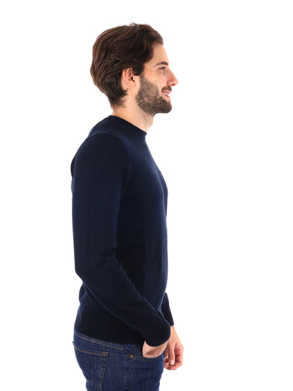 MAGLIA GIROCOLLO LYLE&SCOTT DA UOMO BLU