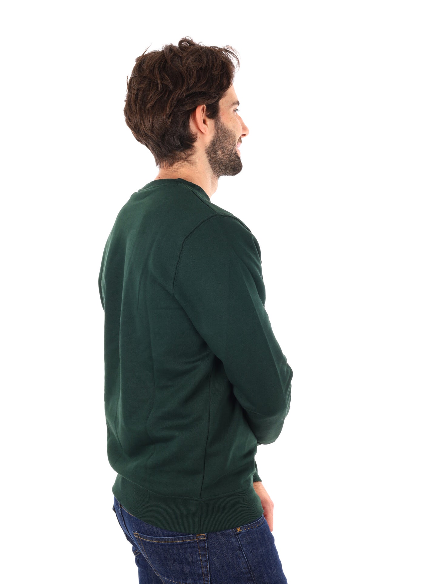 FELPA GIROCOLLO LYLE&SCOTT DA UOMO VERDE SCURO