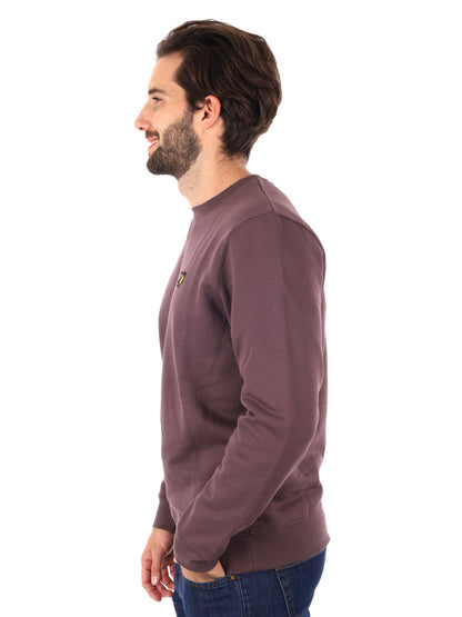 FELPA GIROCOLLO LYLE&SCOTT DA UOMO MARRONE