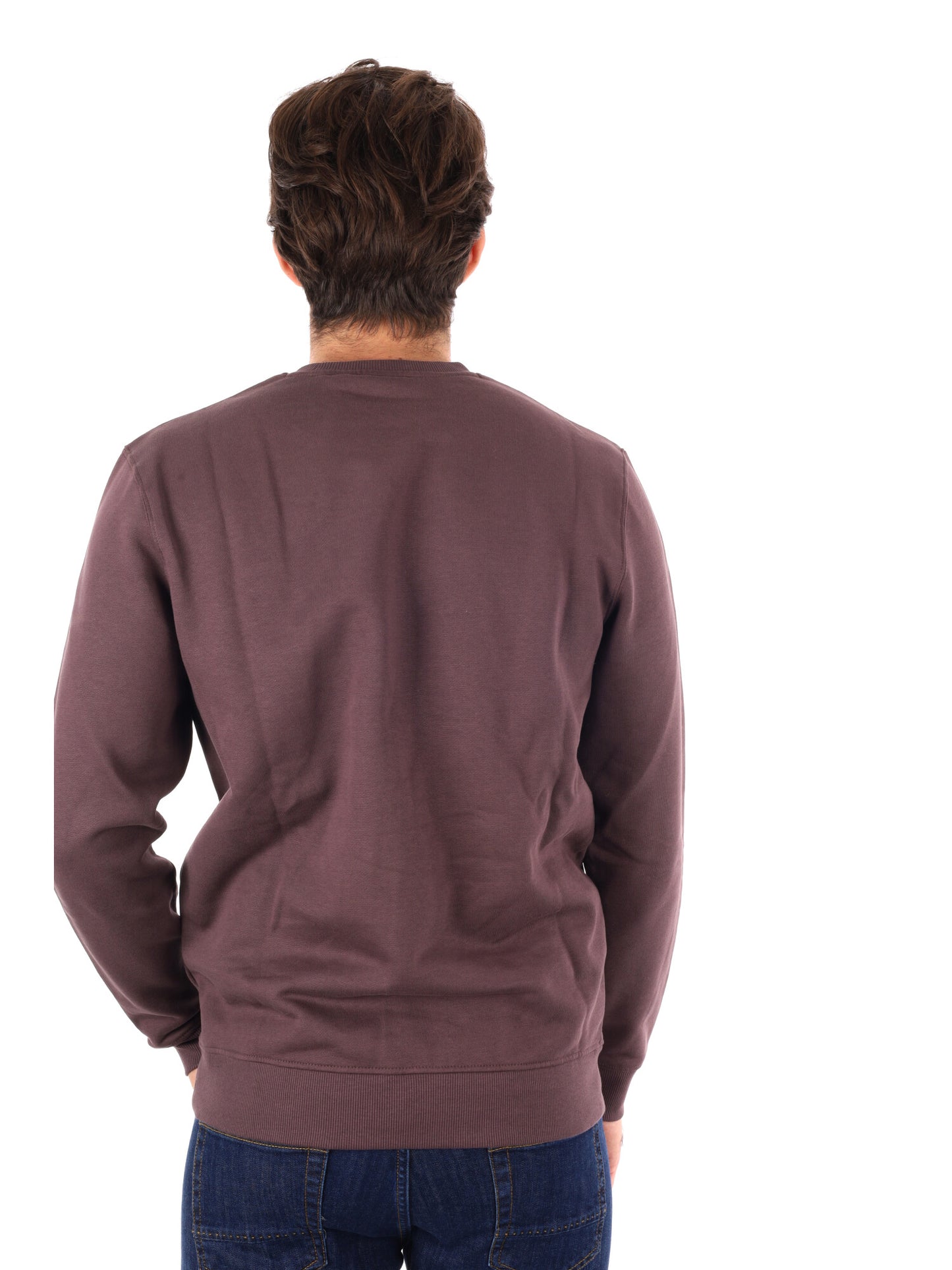 FELPA GIROCOLLO LYLE&SCOTT DA UOMO MARRONE