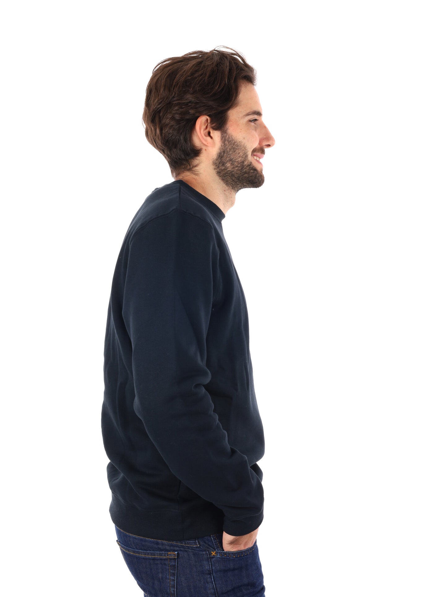 FELPA GIROCOLLO LYLE&SCOTT DA UOMO BLU