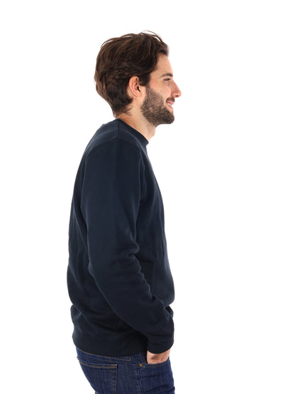 FELPA GIROCOLLO LYLE&SCOTT DA UOMO BLU