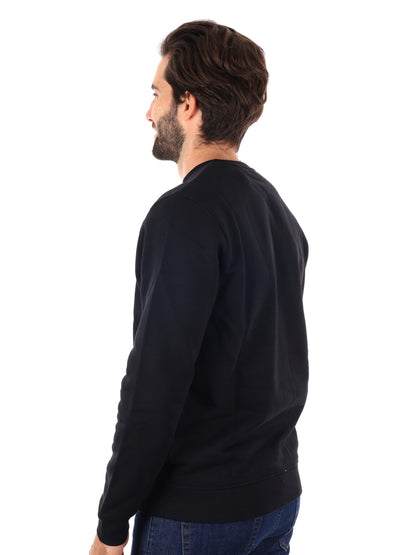 FELPA GIROCOLLO LYLE&SCOTT DA UOMO NERO