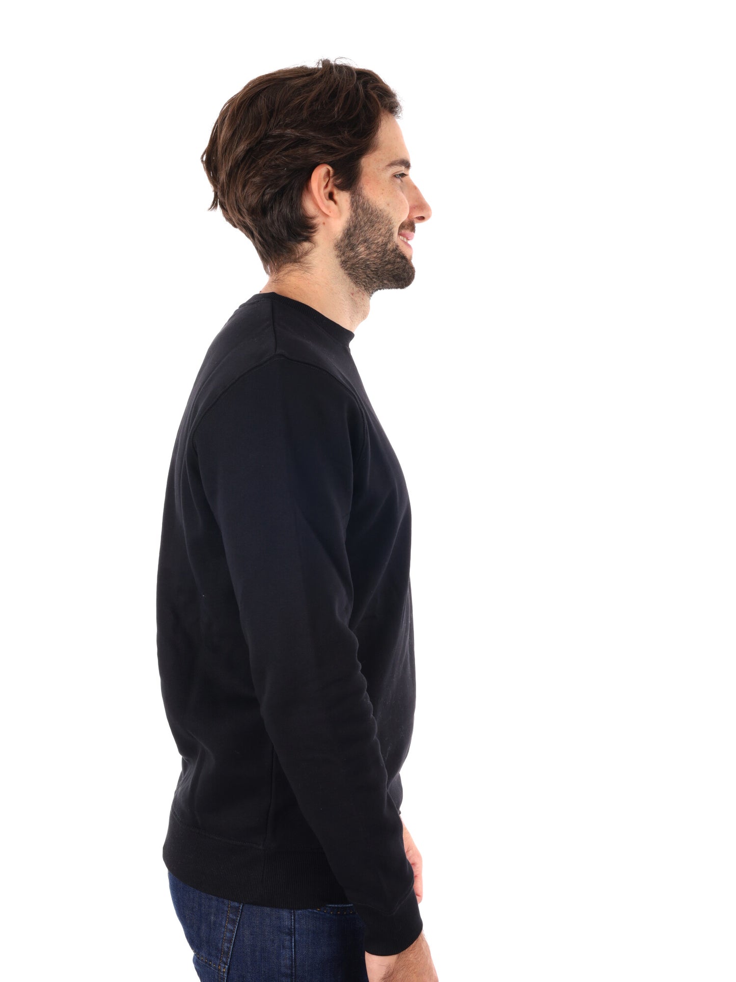 FELPA GIROCOLLO LYLE&SCOTT DA UOMO NERO