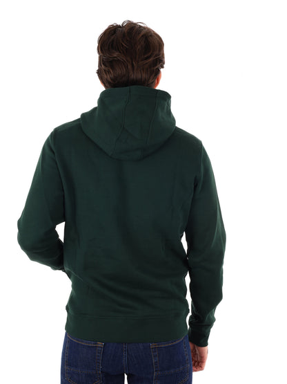FELPA CON CAPPUCCIO LYLE&SCOTT UOMO VERDE