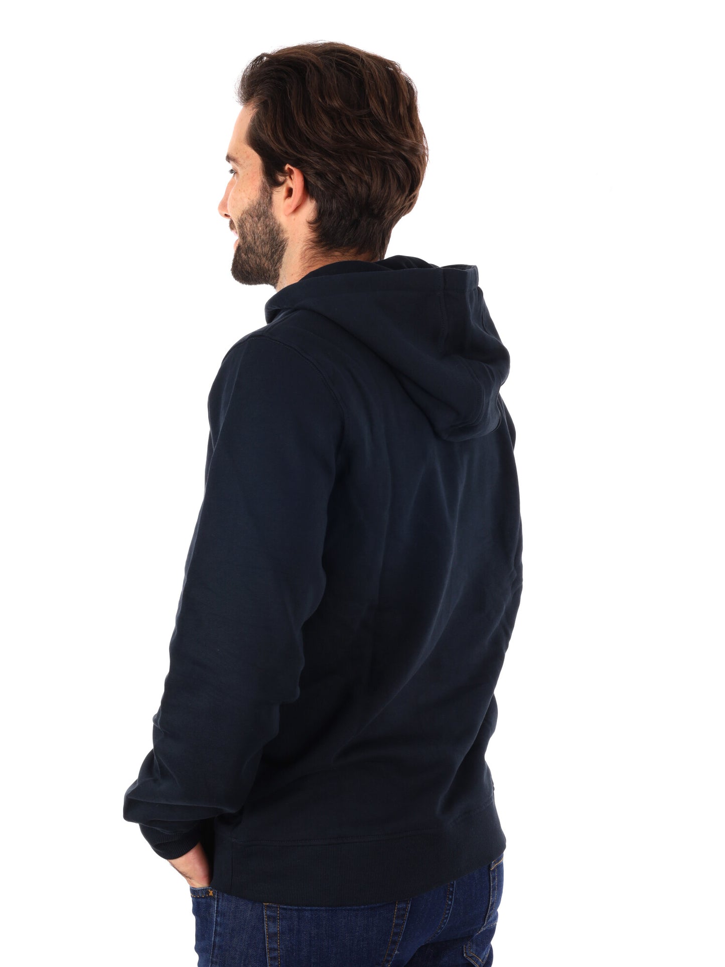 FELPA CON CAPPUCCIO LYLE&SCOTT UOMO BLU