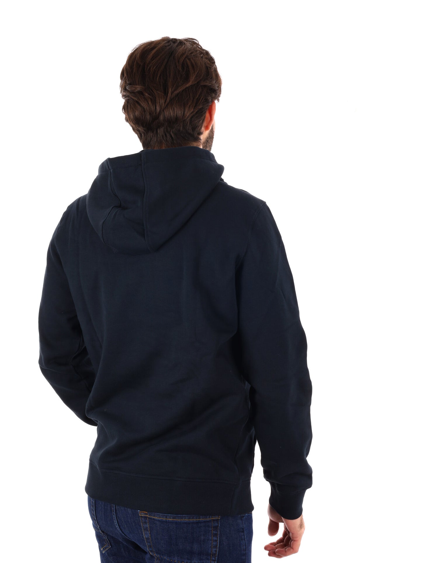 FELPA CON CAPPUCCIO LYLE&SCOTT UOMO BLU