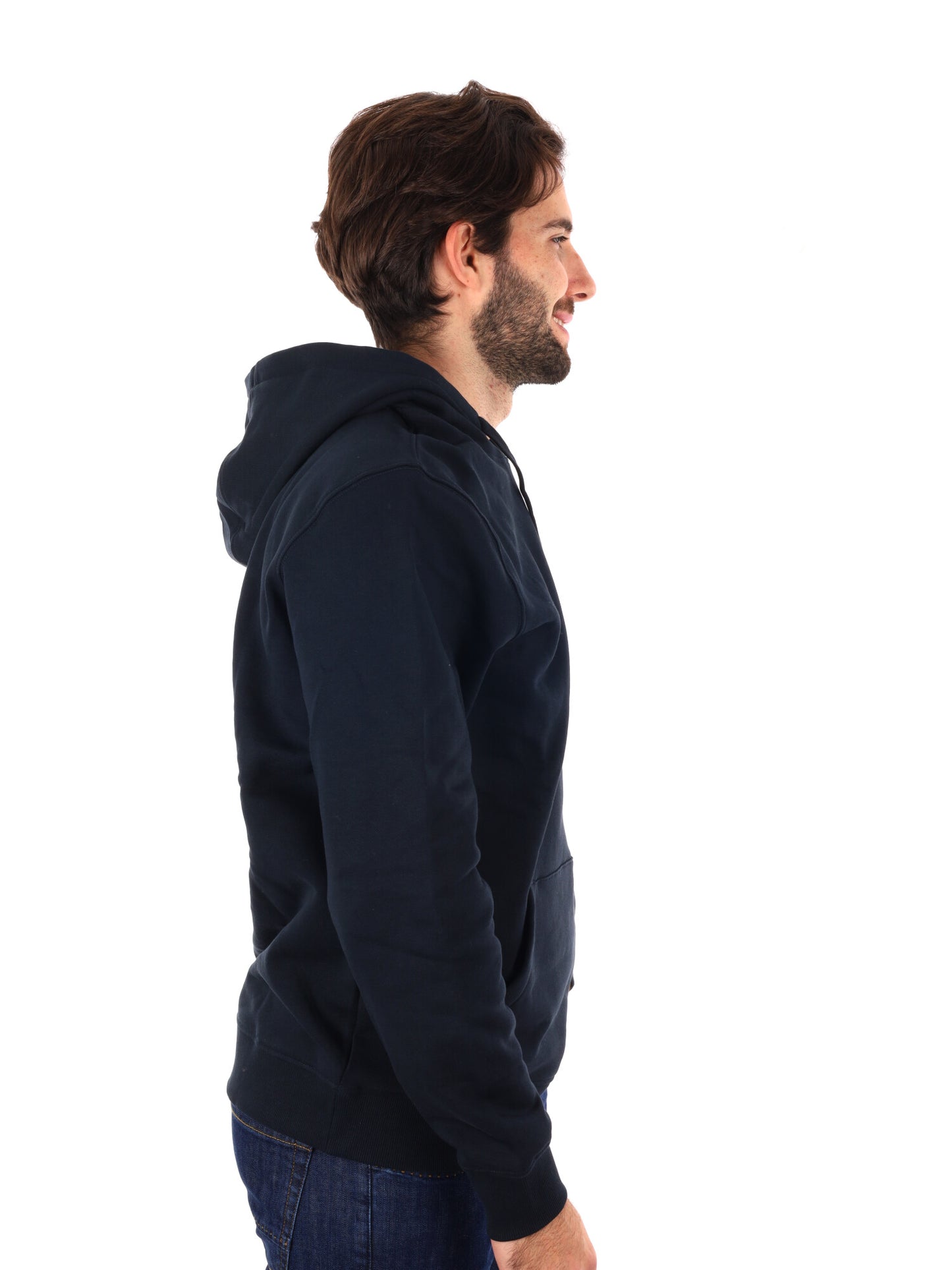 FELPA CON CAPPUCCIO LYLE&SCOTT UOMO BLU