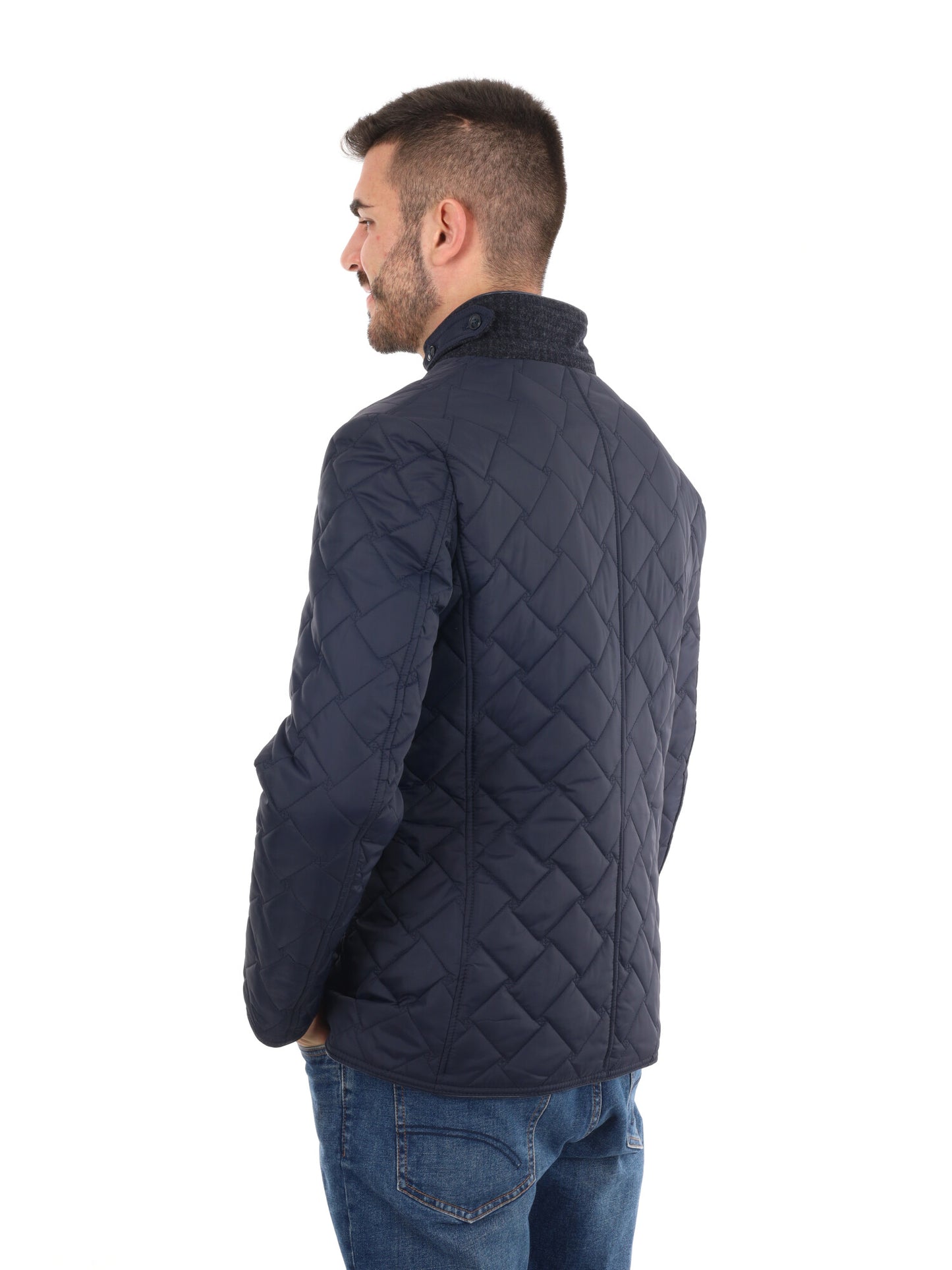 GIUBBINO TRAPUNTATO FB DA UOMO BLU