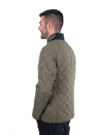 GIUBBINO TRAPUNTATO FB DA UOMO VERDE MILITARE