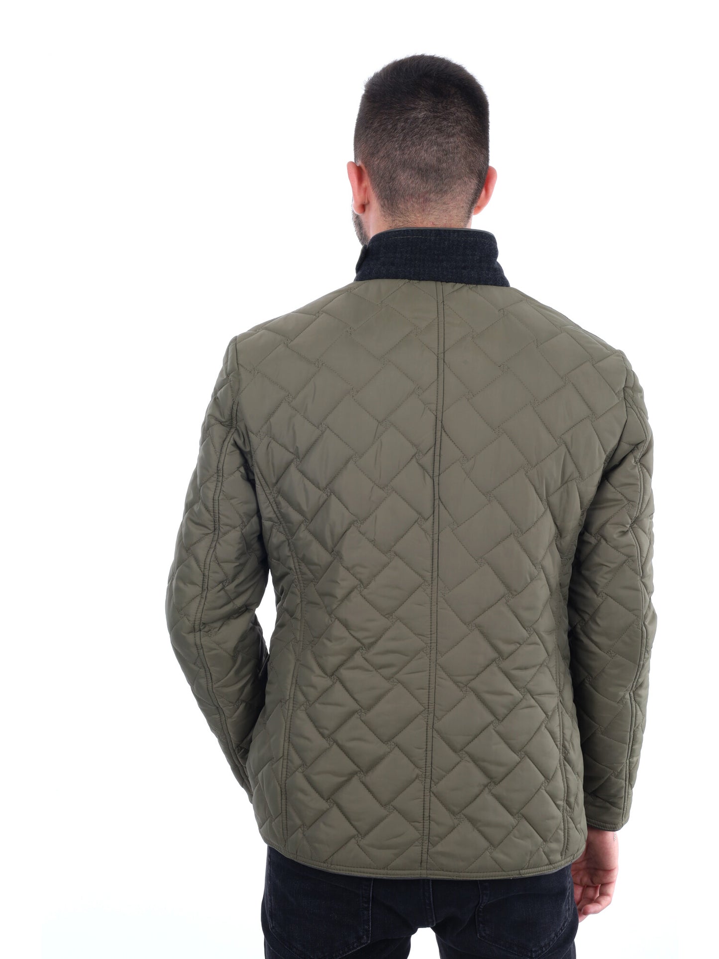 GIUBBINO TRAPUNTATO FB DA UOMO VERDE MILITARE