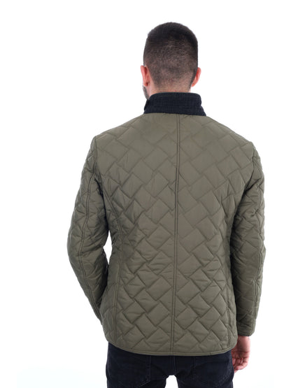 GIUBBINO TRAPUNTATO FB DA UOMO VERDE MILITARE