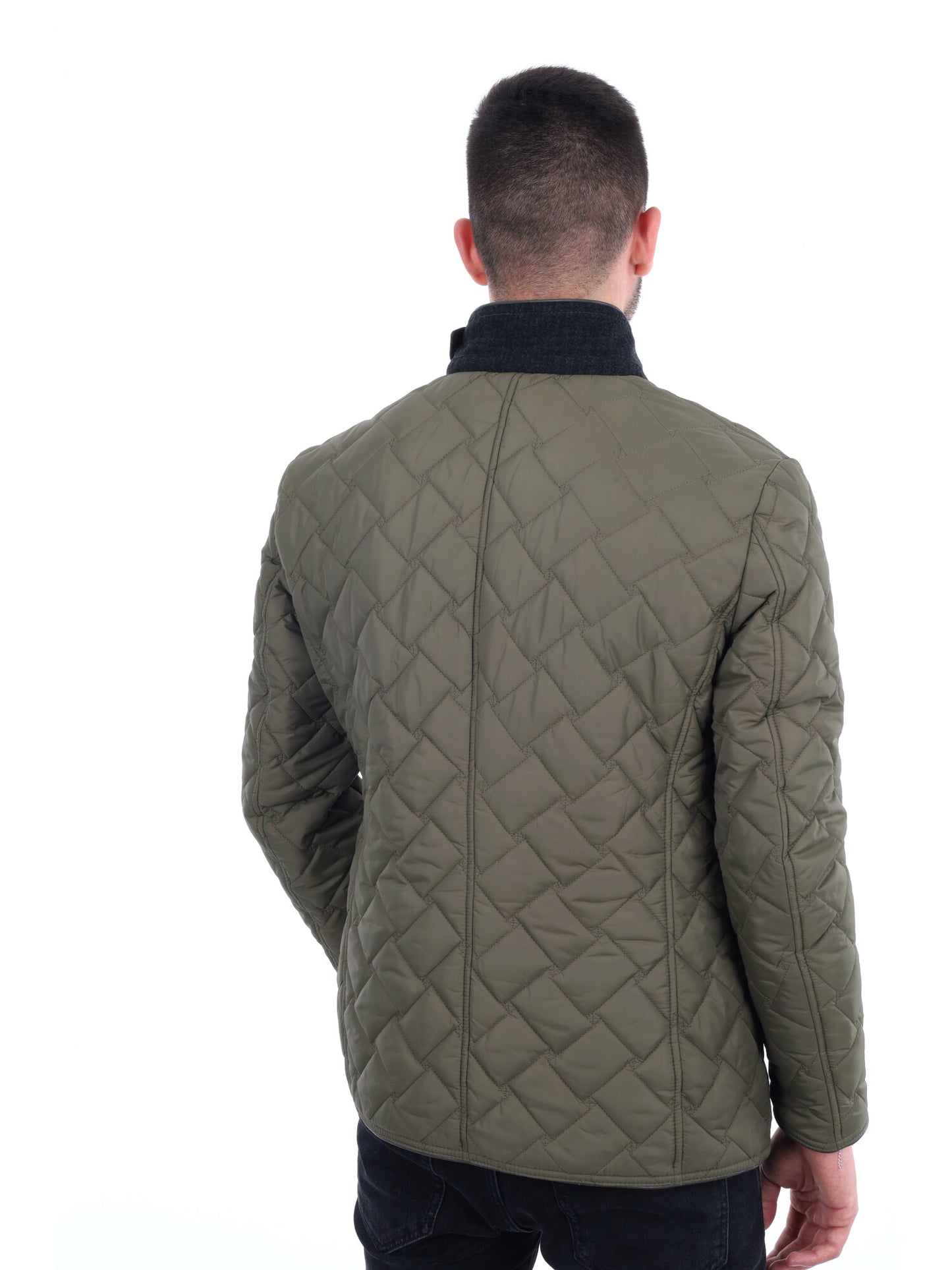 GIUBBINO TRAPUNTATO FB DA UOMO VERDE MILITARE