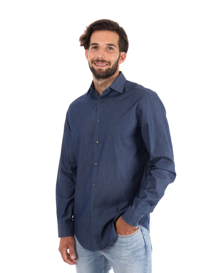 CAMICIA REGULAR CALVIN KLEIN JEANS UOMO DENIM