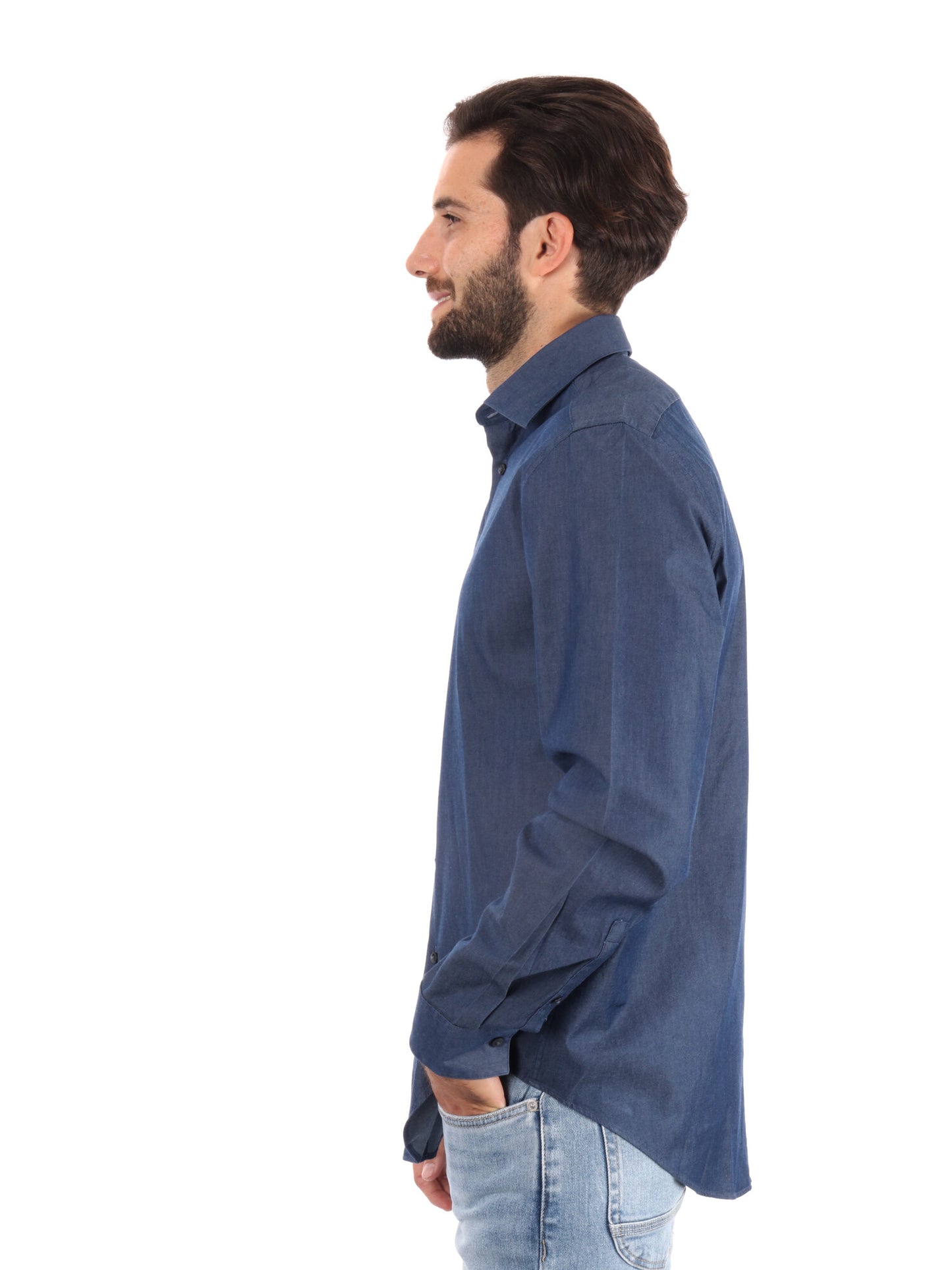 CAMICIA REGULAR CALVIN KLEIN JEANS UOMO DENIM