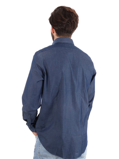 CAMICIA REGULAR CALVIN KLEIN JEANS UOMO DENIM