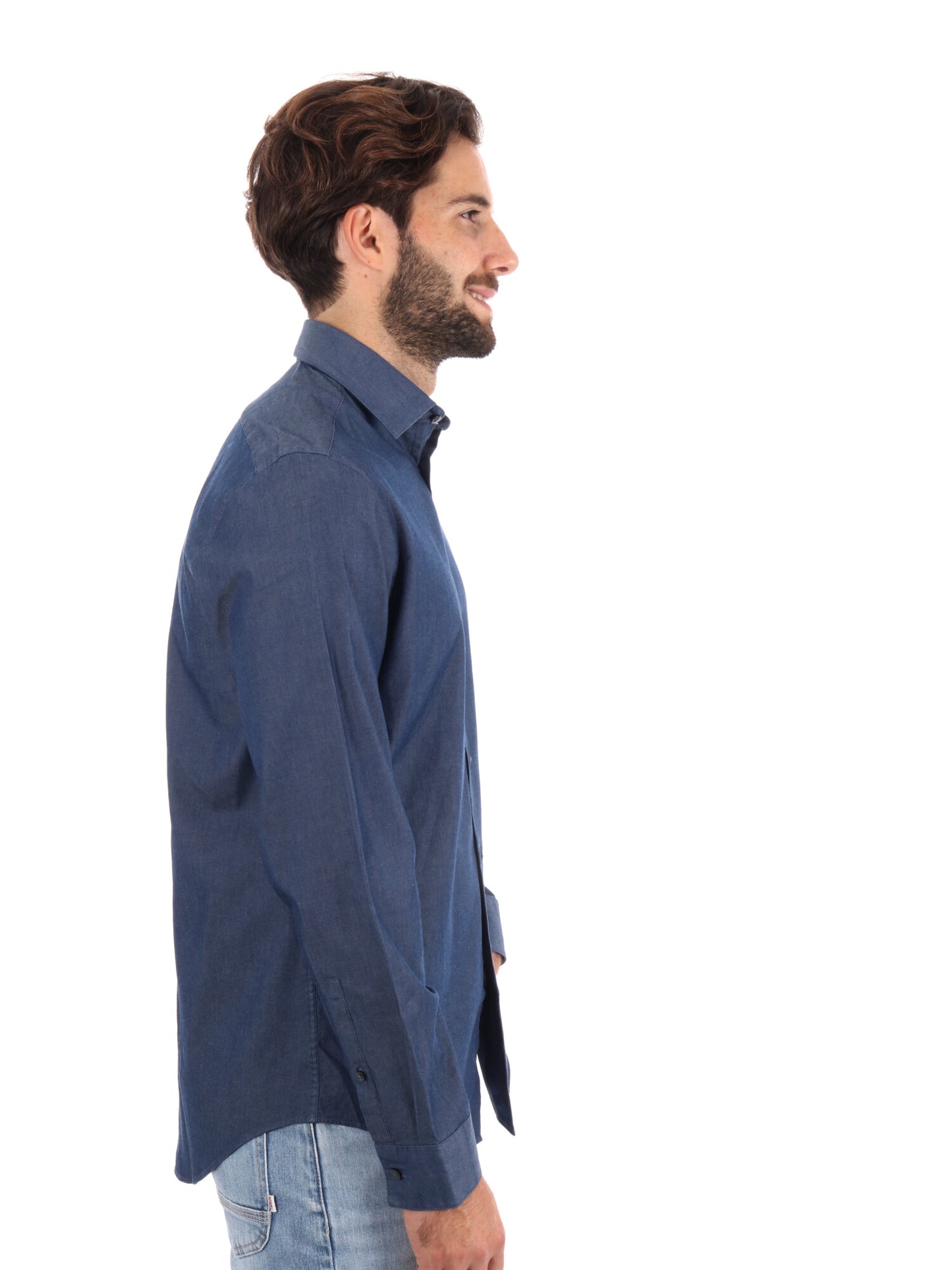 CAMICIA REGULAR CALVIN KLEIN JEANS UOMO DENIM