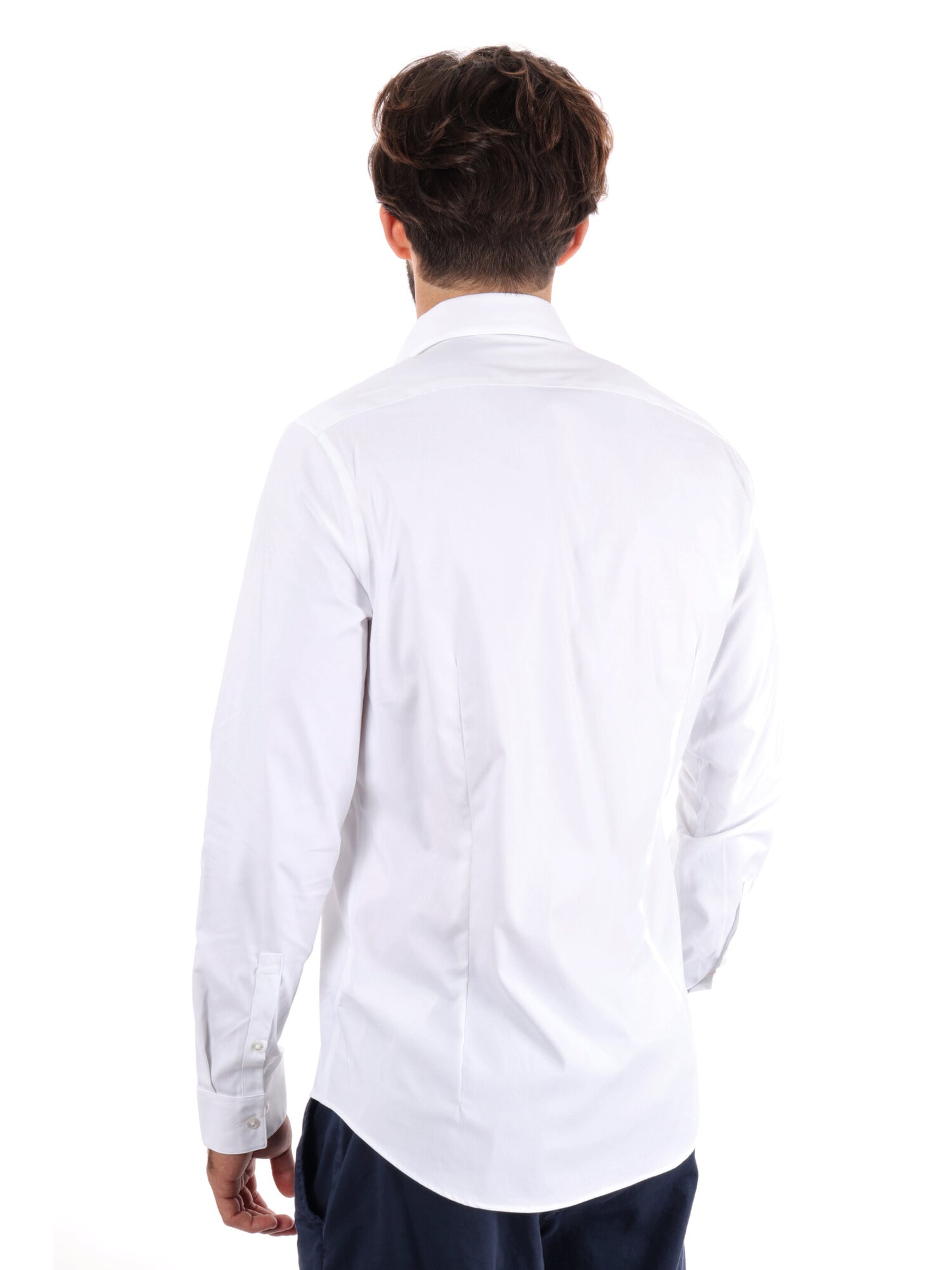CAMICIA SLIM PERFORMANCE STRETCH CALVIN KLEIN JEANS UOMO BIANCO