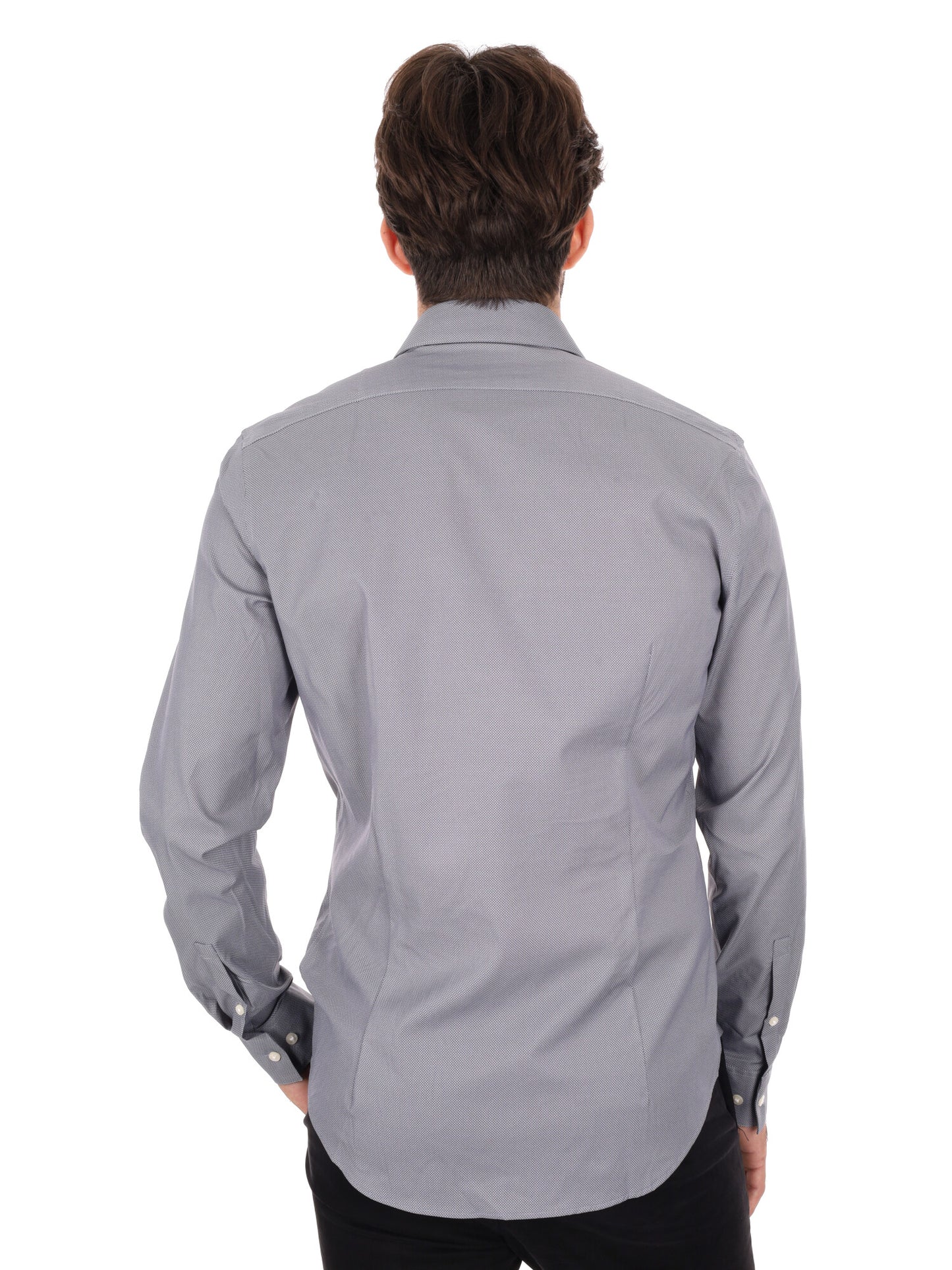 CAMICIA SLIM CALVIN KLEIN DA UOMO ANTRACITE
