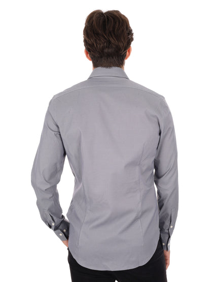 CAMICIA SLIM CALVIN KLEIN DA UOMO ANTRACITE