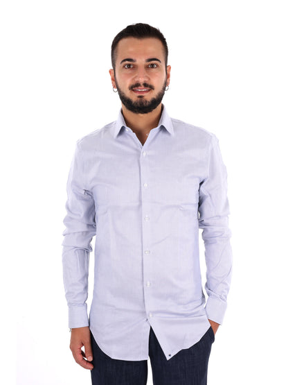 Calvin Klein CK Slim Performance, camicia da uomo multicolore