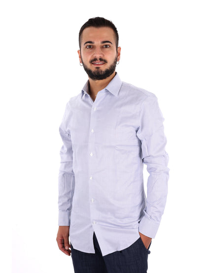 Calvin Klein CK Slim Performance, camicia da uomo multicolore