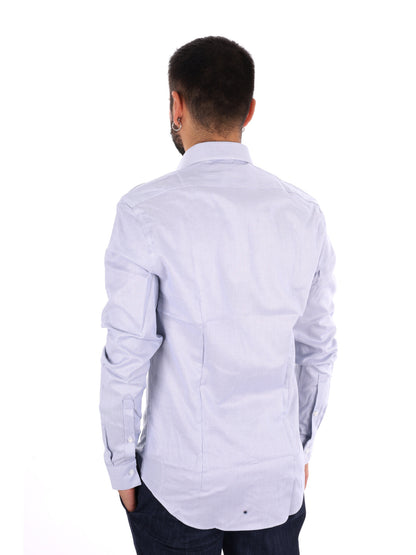 Calvin Klein CK Slim Performance, camicia da uomo multicolore