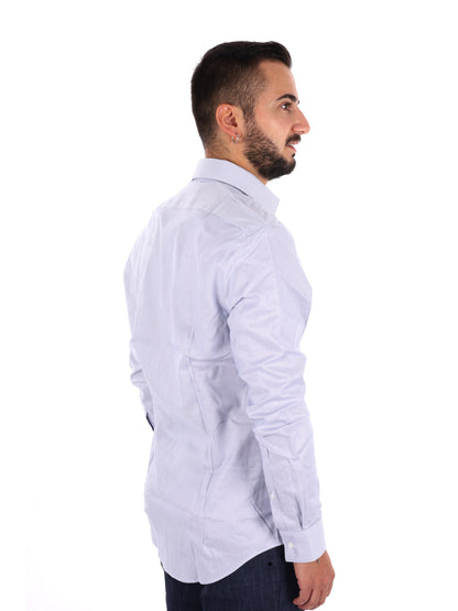 Calvin Klein CK Slim Performance, camicia da uomo multicolore