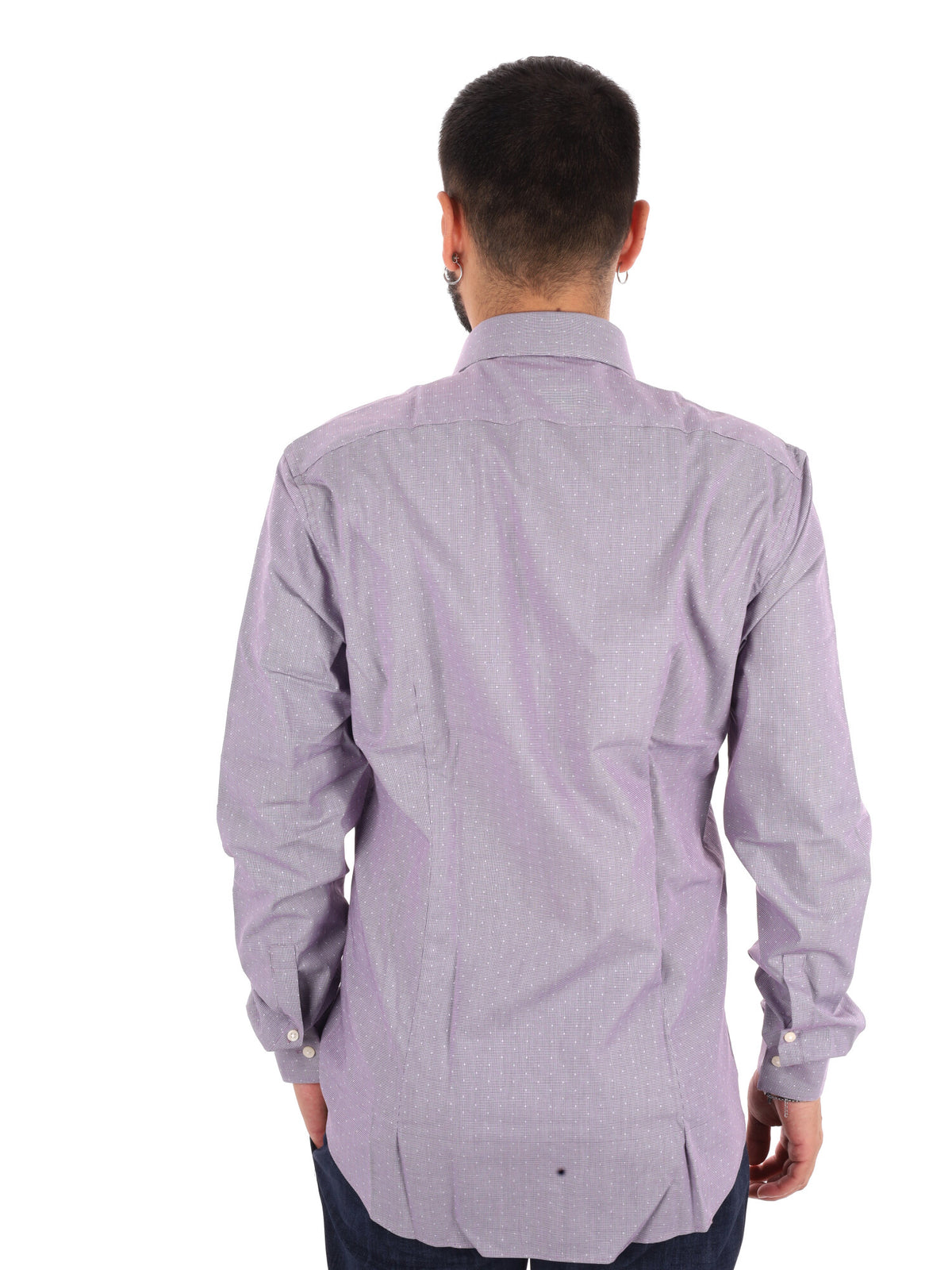 Calvin Klein Ess.Pop, camicia da uomo bordeaux
