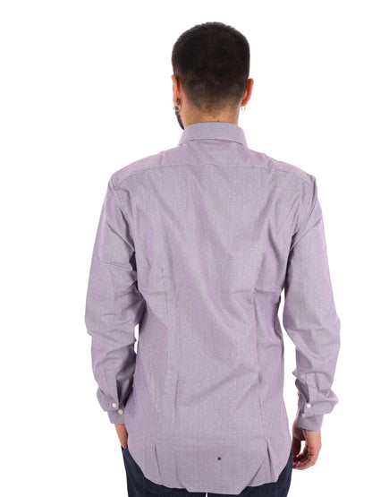 Calvin Klein Ess.Pop, camicia da uomo bordeaux