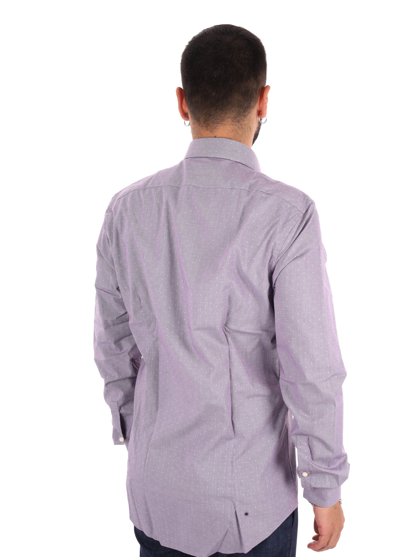 Calvin Klein Ess.Pop, camicia da uomo bordeaux