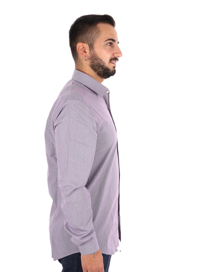 Calvin Klein Ess.Pop, camicia da uomo bordeaux