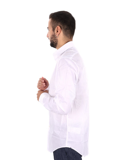 Calvin Klein Ess.Pop, camicia da uomo bianca